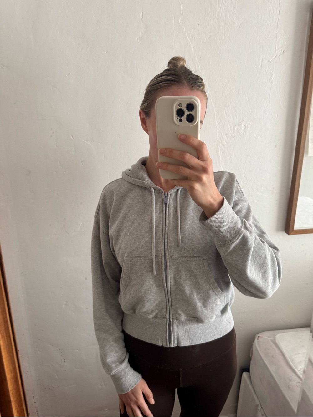 Aritzia Terry Sweatfleece Boyfriend Boxy Zip Hoodie